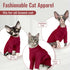 DENTRUN Sphynx Hairless Cats Shirt, Pullover Kitten T-Shirts, Breathable Cat Wear Turtleneck Sweater