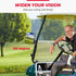 KEMIMOTO Golf Cart Side Mirrors with LED Turn Signal Lights - Universal Rear View Mirrors