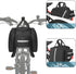 MOSISO Waterproof Bike Rack Bag, Rear Seat Bag Cycling Carrier, Reflective Cargo Storage with Water Bottle Holder