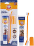 Arm & Hammer for Pets 3-Piece Tartar Control Kit for Dogs | Toothpaste, Toothbrush & Fingerbrush | Reduces Plaque &