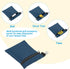 PATIKIL Golf Tee Pouch, Zipper Golf Ball Bag with Metal Lobster Claw Clip for Valuables Holder, Men Women