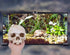 Aquarium Resin Skull for Aquarium Decoration and Reptile House Cave