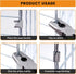 Wire Cage Buckle Pliers with 900 Wire Cage Clips Wire Cage Fasten Clips Hog Ring Pliers for Chicken Cages Rabbit Hutches Pet Cages (orange)