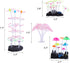 Lpraer 4 Pack Glow Aquarium Decorations, Coral Reef Glowing Mushroom Anemone Simulation Glow Plant for Fish Tank