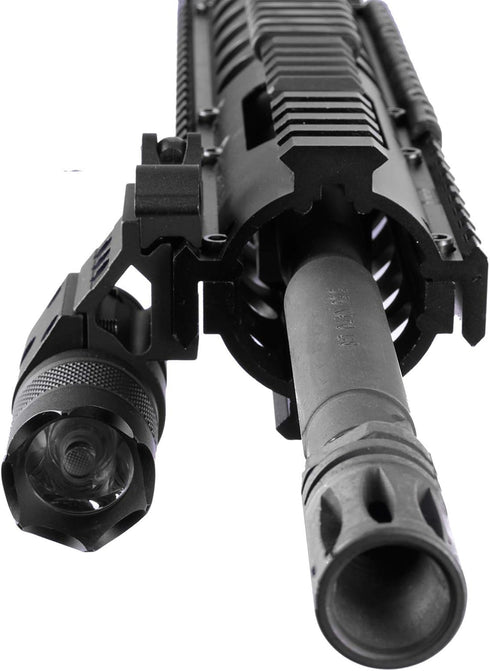 Monstrum Offset Picatinny Rail Mount for Flashlights, 1 Inch, Quick Release