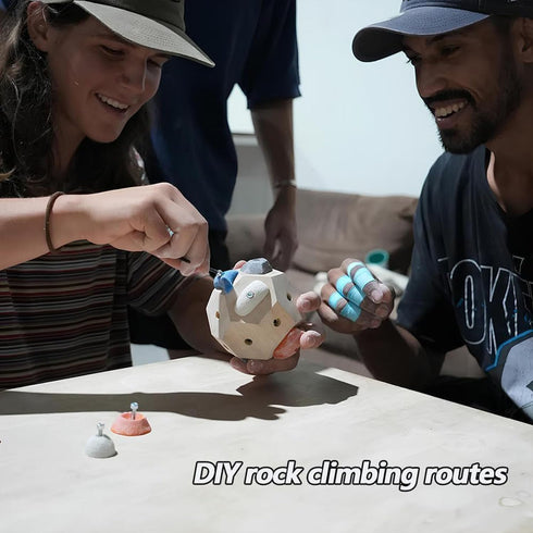BEEUHLIL 3D Handcrafted Boulder Block - Build Strength and Precision, Rock Climbers Gift for Mountain Climbing Present