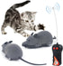 LUVI Fusicase Toys, Fashion Cool Style Remote Control Rat Mouse Wireless Toy for Cat, Gray