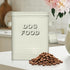 Plexon 1.5 7 lbs, Metal Dog Food Storage Container with Scoop - Small Dog Food Container Holder Treat Jar Bin with Lid