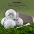Wilson Sleeve of 3 Personalized Golf Balls for Men, Custom Design Groomsmen Gift, Father of The Bride