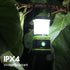 1000LM, 4 IPX4 2-Pack Consciot LED Battery Powered Camping Lantern, Light Modes, Waterproof Portable Tent Flashlight