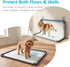 Generic 2-in-1 24x24 Silicone Dog Pee Pad Holder Tray, - Non-Slip Potty Training Tray for Puppies & Small Dogs