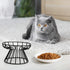 Cat Bowl, Ceramic Raised Cat Food Bowl, Elevated Anti Vomiting Feeding Bowl, Non Slip Dish for Cats