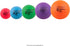 Champion Sports Rhino Gel Filled Medicine Ball Durable, Soft Grip Weighted Ball for Strength, Cardio, & Rebounder