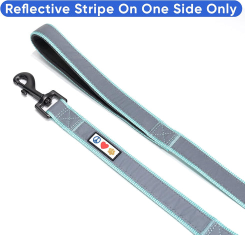 Pawtitas Heavy Duty Double Handle Dog Leash for Training, No Pull, Ideal for Medium Large Dogs - Great for Walking,