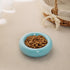 6.1 Inch Cat Bowls - 7 oz Ceramic Food Bowl, Whisker Fatigue Relief, Anti-Vomiting, Perfect for Indoor Cats (Blue)