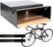 MOSHAY Bicycle Wall Mount S-Rack, Aluminium Wood Holder for Road and Gravel Bikes
