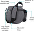 Kestrel Black Disc Golf Bag, Fits 6-10 Golf Discs + Bottle, Durable Canvas, Small Sling/Shoulder Bag