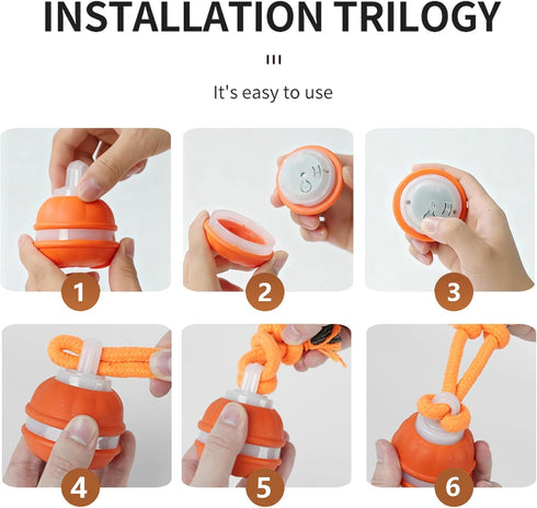 SPGSWCY 2-Pack Interactive Dog & Cat Toys for Small Dogs Indoor Cats - Auto Moving Balls with Chirping Squeaky Sounds