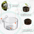 30 Pack Aquatic Plant Cups with Hole, Acrylic Pot with Suction Cups for Fish Tank Plant Holder
