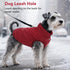 ASENKU Waterproof Windproof Dog Winter Coat, Warm Snowproof Puffer Vest for Small Medium Large Dogs (M, Red)