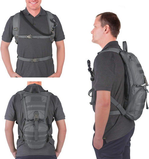 Unigear Tactical Hydration Packs Backpack - 1050D with 3L Water Bladder, Thermal Insulation Pack