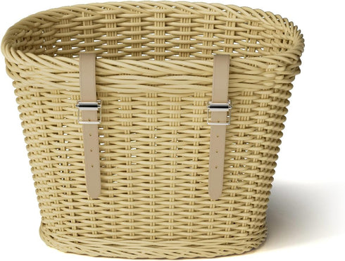 HengYuXing Wicker Bike Basket Woven Bike Baskets Bike Basket Front,for Women,Men and Kids, Fits Most Bikes,Beach