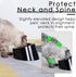 SuperDesign Mess Free Slanted Bowl for Dogs and Cats, Tilted Angle Non-Skid Dog Feeder, Easier to Reach Food