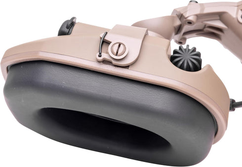 TIgrett Outdoors ARC Rail Adapter for Tactical Helmets, Compatible with Walker's Razor Earmuffs - Flat Dark Earth