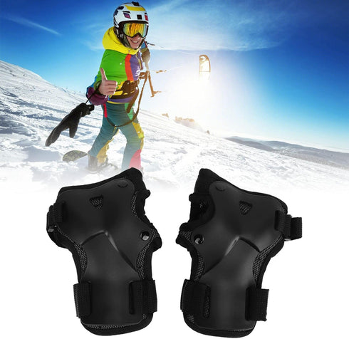 Sport Wrist Protective Gear, Adjustable Nylon Shock Absorbing Wrist Guard, Flexible Support Brace for Skating