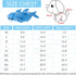 NACOCO Pet Shark Costume Clothes - Cute Christmas Dog Apparel for Large Dogs, Fall and Winter (Blue, 4XL)