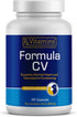 Rx Vitamins Formula CV, Hawthorn Berry Capsules with Taurine for Dogs & Cats - Heart Health Supplements - 90ct