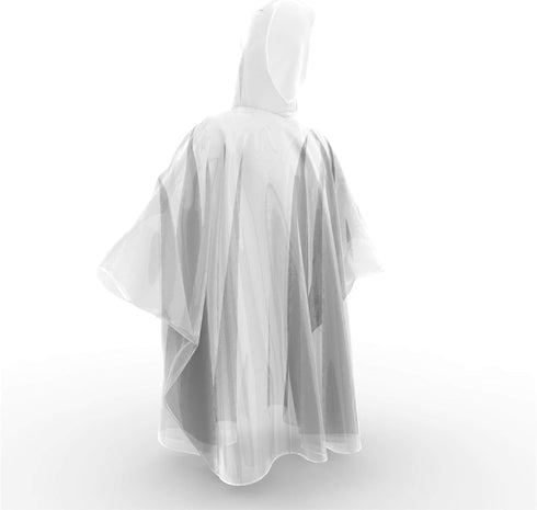 Hagon PRO Disposable Rain Poncho for Kids, Lightweight Waterproof Toddler Rain Coat, 5 Pack