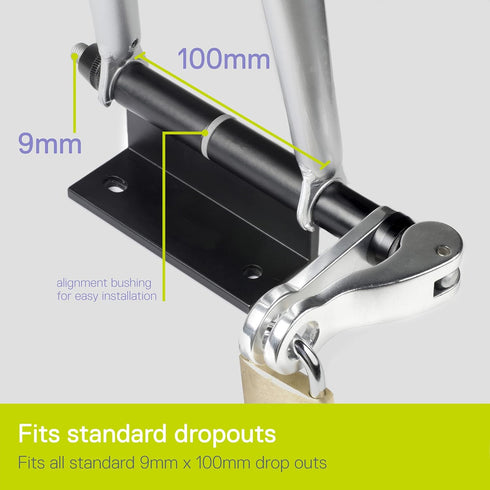 Original Bike Hitches by Delta Cycle - Securely Holds All Bicycles, Fits Any Flat Surface for Safe Transportation,