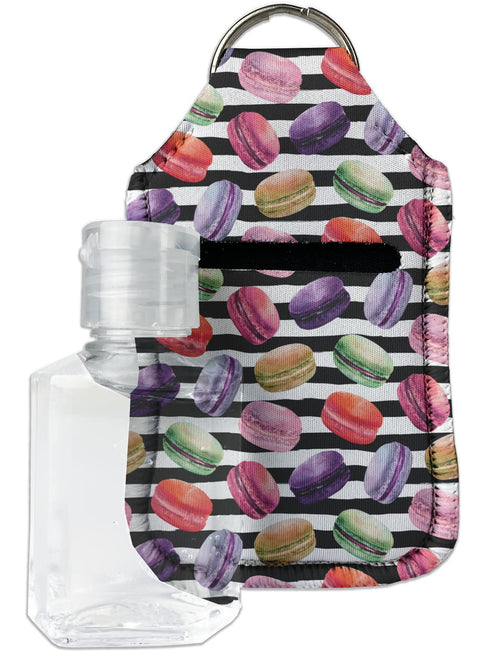 Personalized Macarons Hand Sanitizer & Keychain Holder - Small