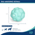 Good Scout Tumbler Ball Dog Fetch Toy, Indoor and Outdoor Rubber Toy for Medium and Large Dogs