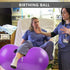 INPANY Peanut Ball - Anti Burst Exercise Ball for Labor Birthing, Physical Therapy, Core Strength, Home & Gym Fitness