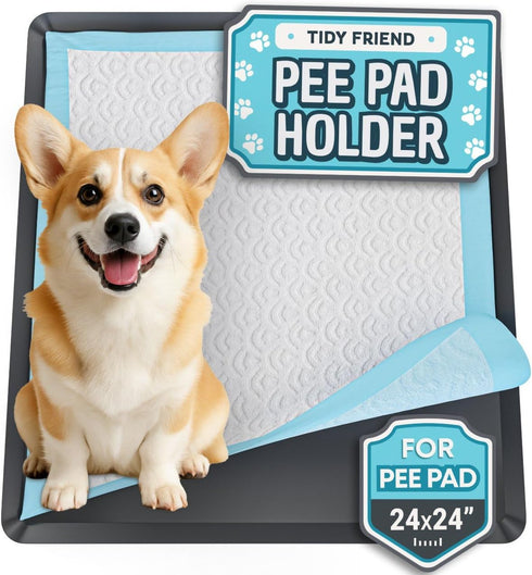 Skywin TidyFriend Dog Pee Pad Holder Tray - Fits Up to 24