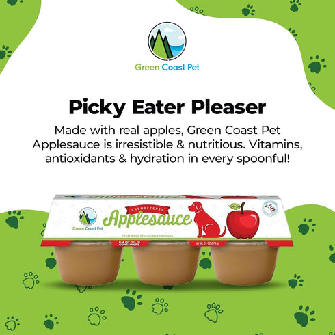 Unsweetened Applesauce with Pumpkin for Dogs, 6 Pack