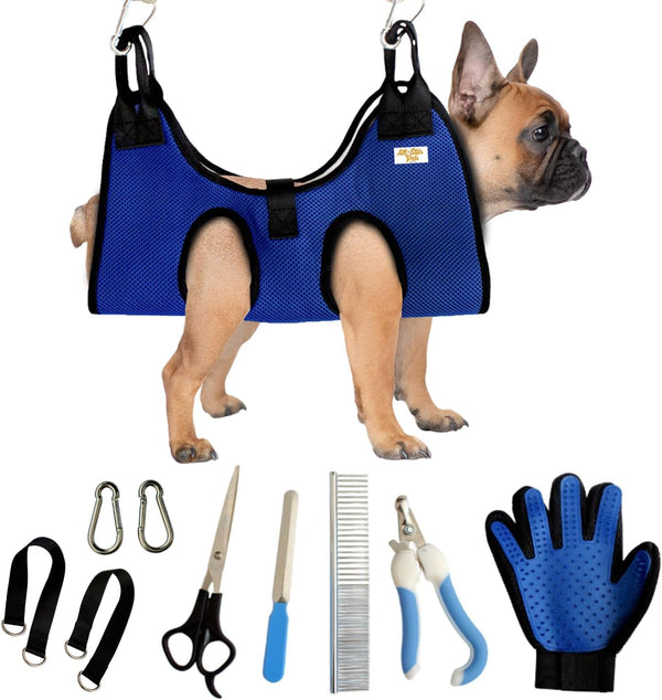 Generic Dog Grooming Hammock for Small Dogs - Pet Grooming Harness with Nail