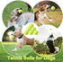 6 Pack 2 inch 2 inch ZIYIZE Mini Tennis Balls, Dog Tennis Balls, Easy Catching Pet Playing Ball for Dog Ball Launcher