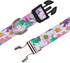 Rhea Rose Cute Floral Dog Collars with Sunflower Daisy Patterns for Girl Boy Dogs, Purple Sunflowers L