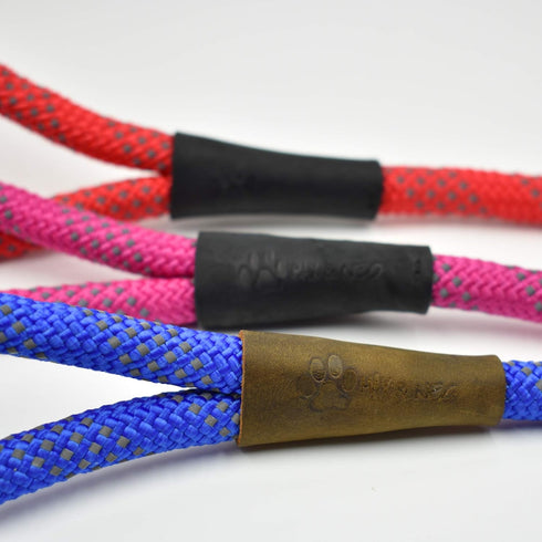 Max and Neo Reflective Rope Leash 6 Foot - We Donate a Leash to Dog Rescue for Every Leash Sold (Pink)