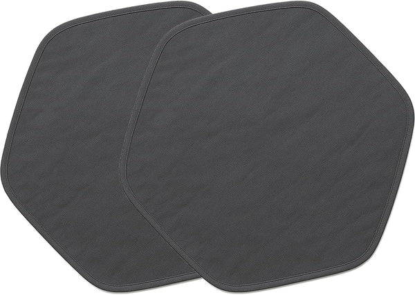 Amakunft 2Pcs Waterproof Hexagon Playpen Mat Washable Pee Pad Fit with Small