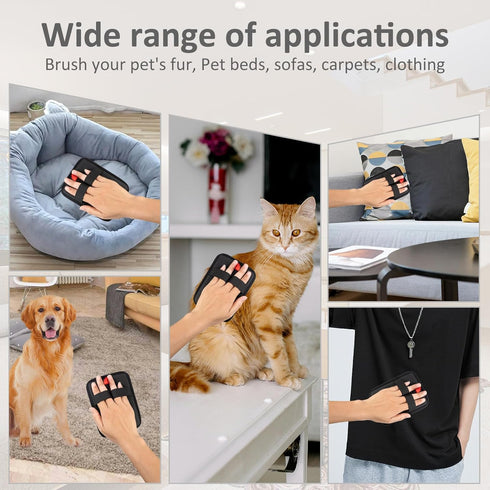 Obfuscate Pet Hair Removal Glove for Cats & Dogs - Eco-Friendly & Reusable Tool