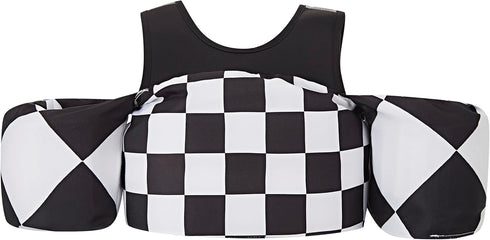 KIDSco Swim Vest for Kids 30-50 lbs - Toddler Swimming Aid with Shoulder Strap and Water Wings for Boys and Girls 2 to