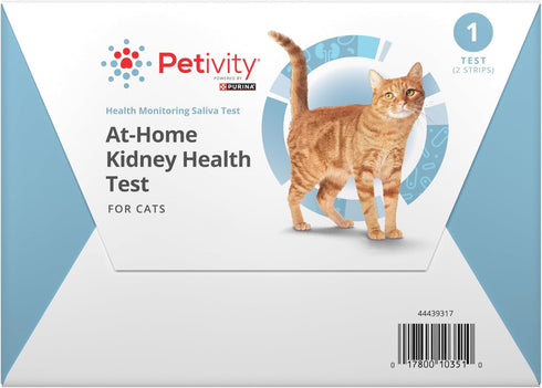 Petivity At-Home Kidney Health Test Kit for Cats Quick Saliva Urea Test