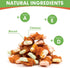 MON2SUN 10.58oz Dog Treats, Mini Chicken Wrapped Biscuits with Added Vitamins, Healthy Training Snacks for Small Medium
