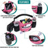 PetAmi Dog Fanny Pack, Treat Pouch for Walking and Training, Water Bottle Holder, Pink