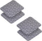 4 Pack 18"x24" Washable Pee Pads for Dogs, Super Absorbent Reusable Training