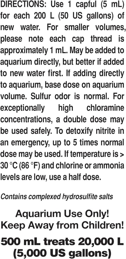 500 ml Seachem Prime Fresh and Saltwater Conditioner - Chemical Remover and Detoxifier